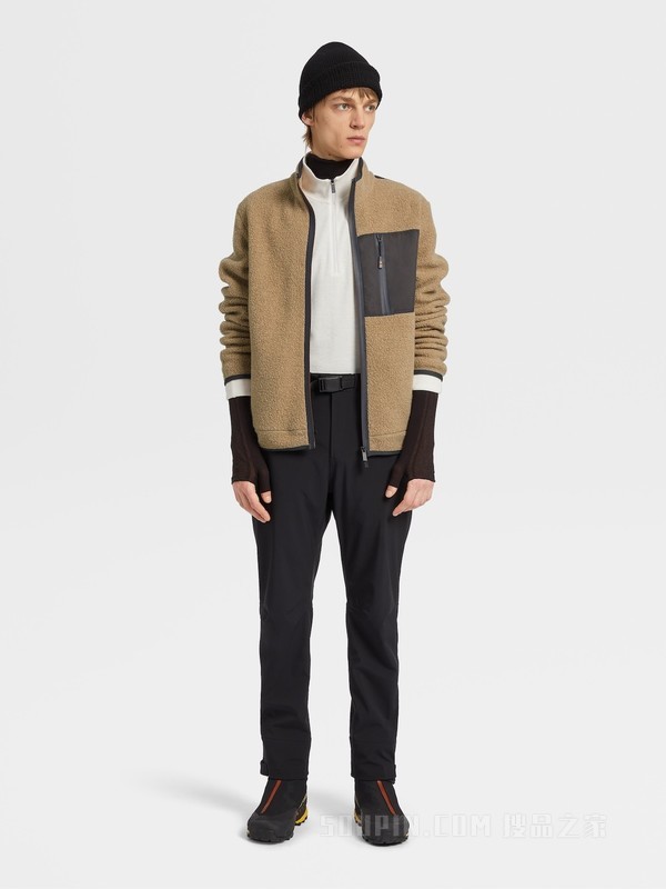 黑色 Techmerino™ 高科技面料 3 层科技长裤