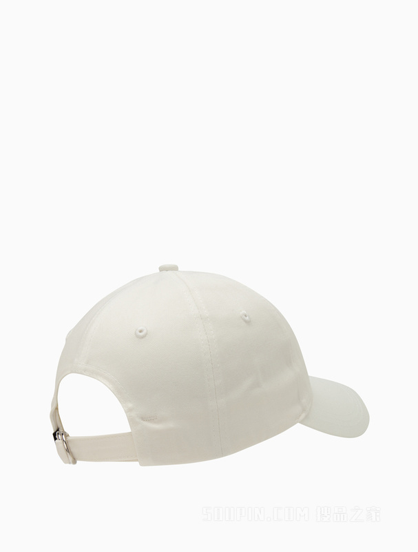 Calvin Klein 23春季新款女士时尚撞色LOGO纯棉弯檐棒球帽K610376
