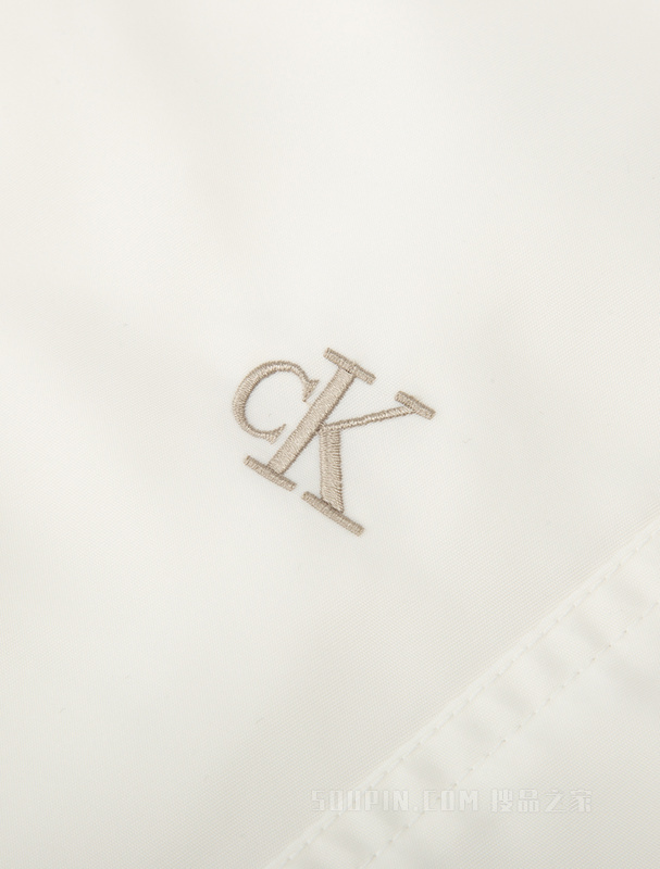 Calvin Klein 23春季新款女士休闲棒球服LOGO绣片单夹克外套J220889