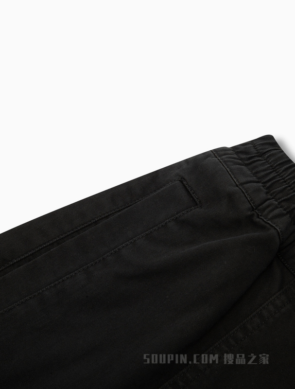 Calvin Klein 23春季新款男士简约LOGO松紧腰束脚工装休闲裤J322704