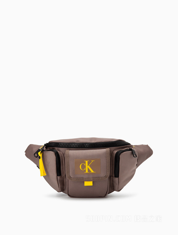 【圣诞礼物】Calvin Klein 23春季男撞色LOGO多口袋经典插扣腰包HH3630