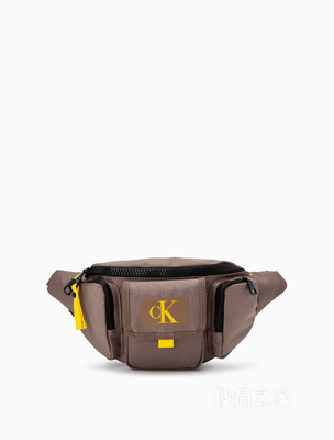 【圣诞礼物】Calvin Klein 23春季男撞色LOGO多口袋经典插扣腰包HH3630