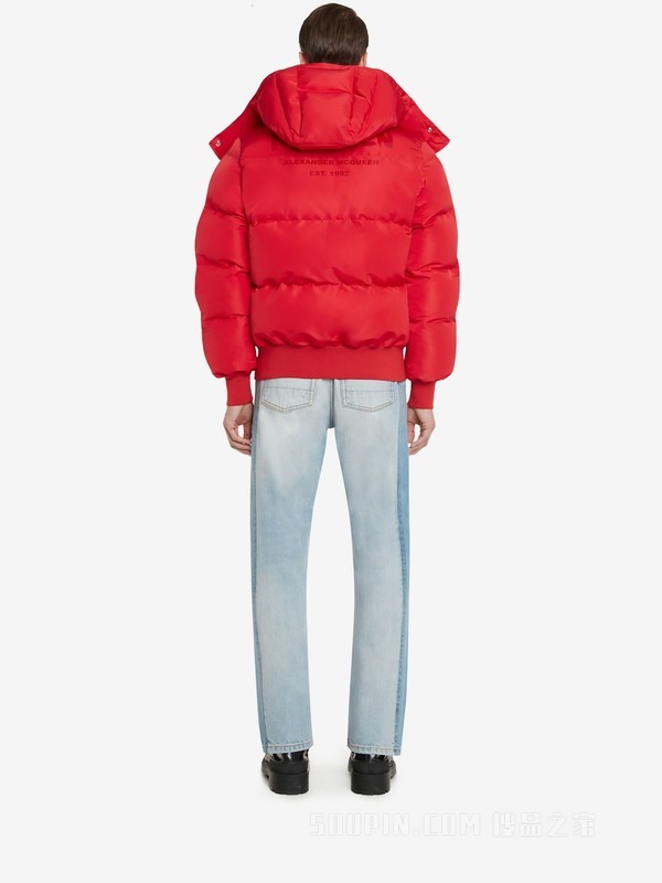 Alexander McQueen】McQueen Graffiti羽绒服外套726896QUZ300905