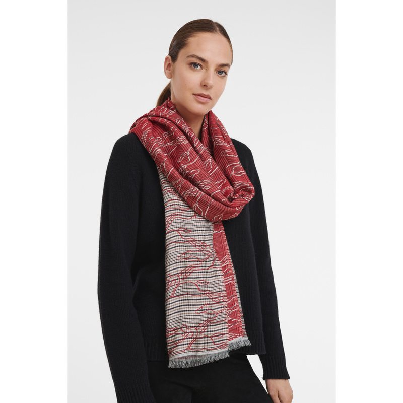 2022 秋冬系列 披肩 - 红色