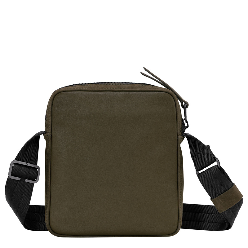 Longchamp 3D 斜挎包小号 - 绿色