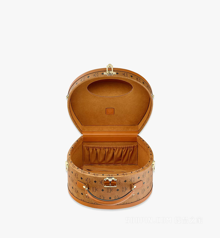 Medium Hat Box in Visetos