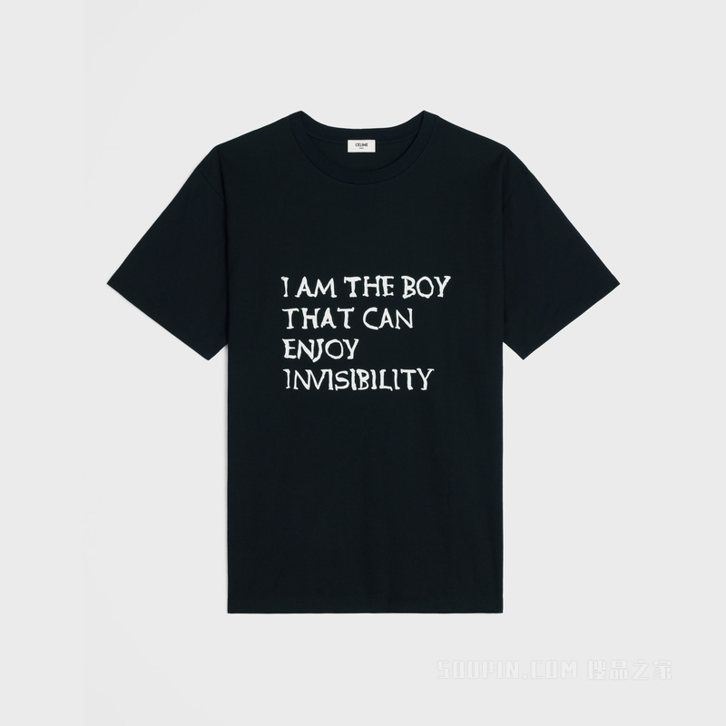 I AM THE BOY棉质平纹针织宽松T恤 24623