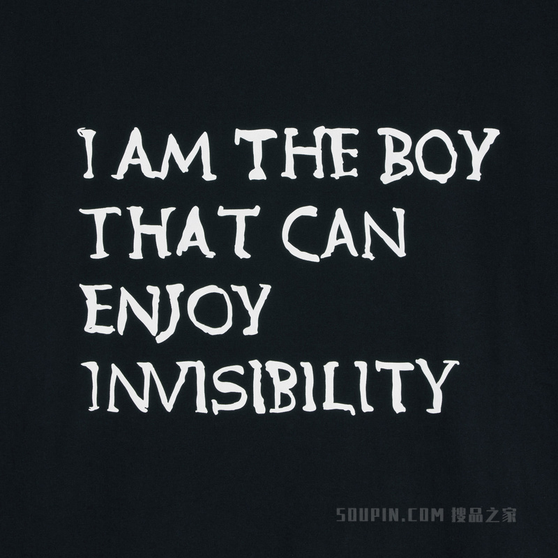 I AM THE BOY棉质平纹针织宽松T恤 24623