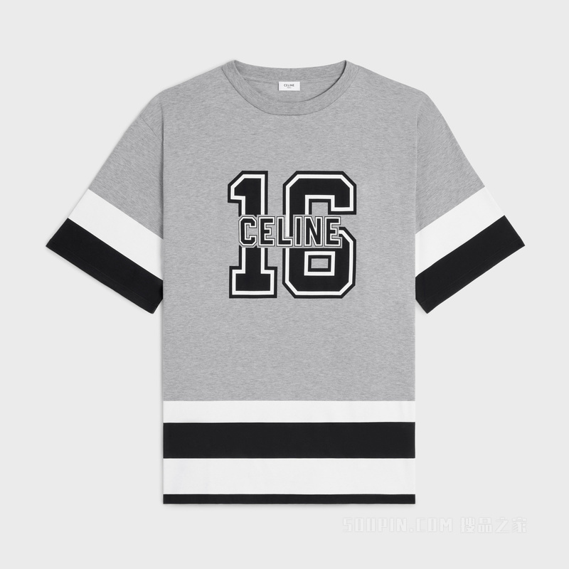 CELINE 16棉质平纹针织超大T恤 27260