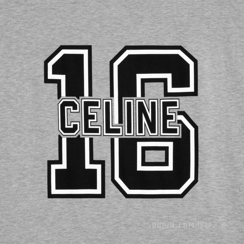 CELINE 16棉质平纹针织超大T恤 27260