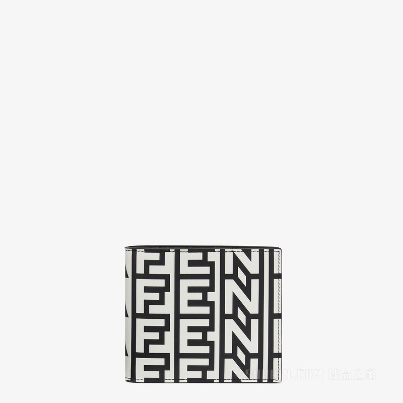 皮夹 Fendi Roma胶囊系列双色皮革钱包