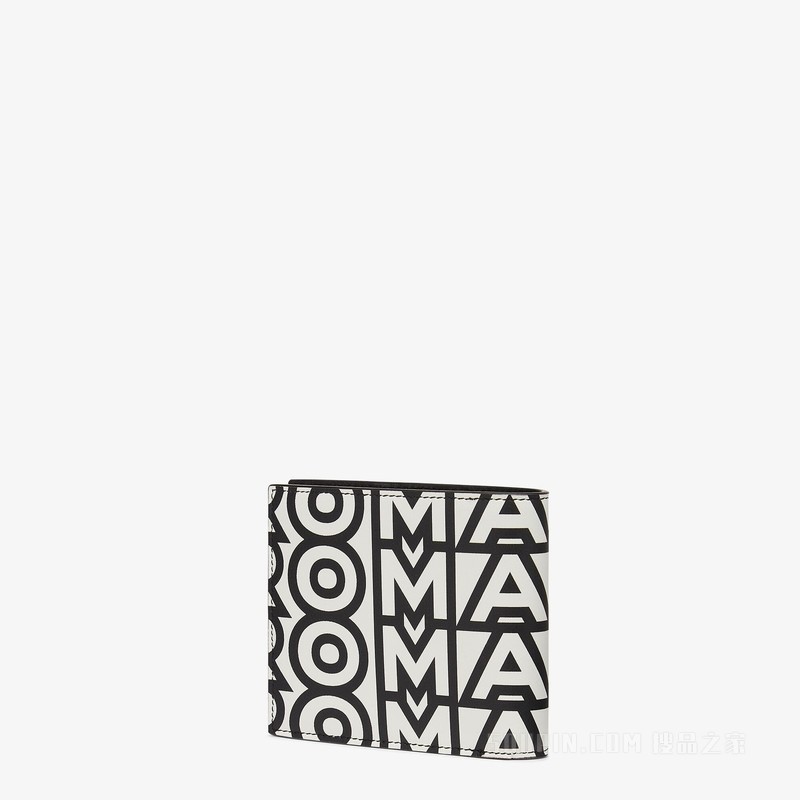 皮夹 Fendi Roma胶囊系列双色皮革钱包