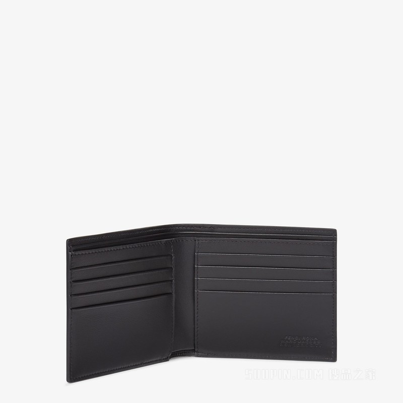 皮夹 Fendi Roma胶囊系列双色皮革钱包