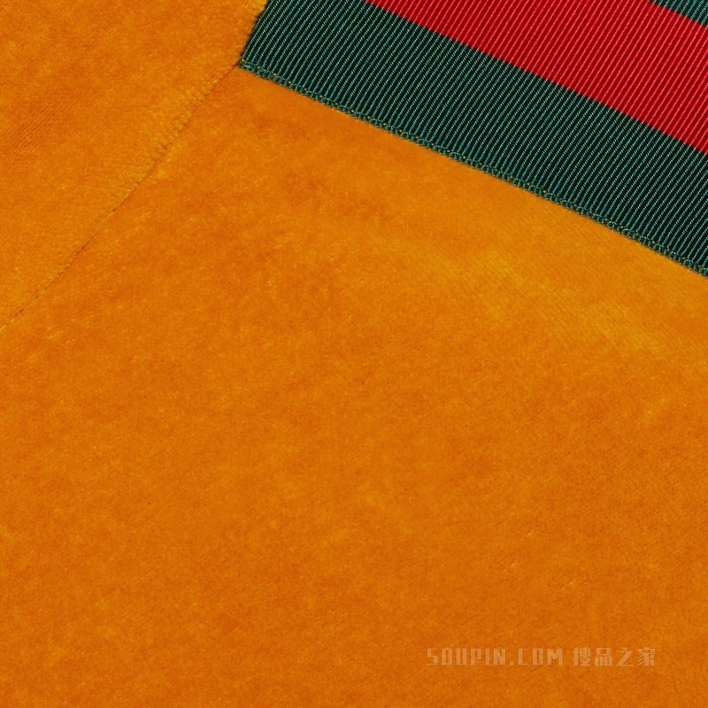 adidas x Gucci联名系列GG拉链夹克 黑色和黄色