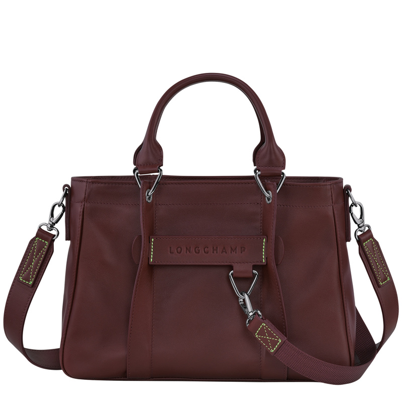 Longchamp 3D 手提包小号 - 红色