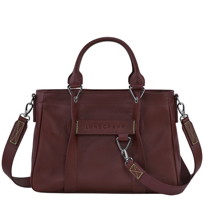 Longchamp 3D 手提包小号 - 红色