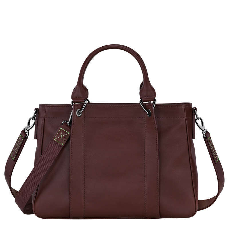 Longchamp 3D 手提包小号 - 红色