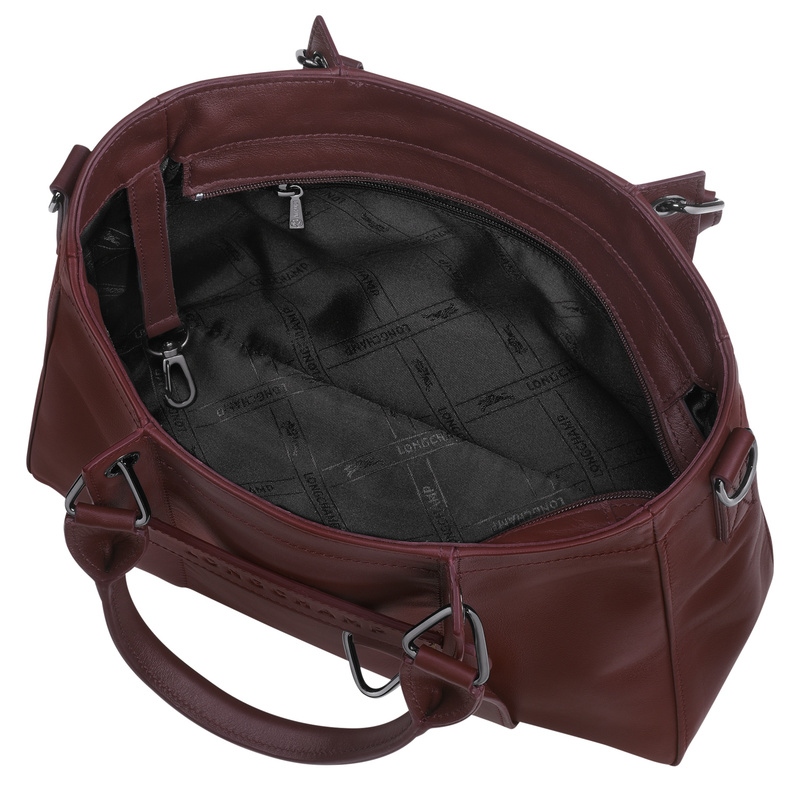 Longchamp 3D 手提包小号 - 红色