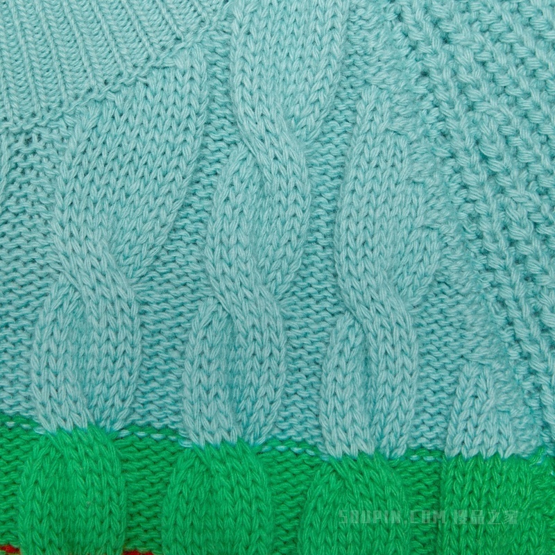 adidas x Gucci联名系列羊毛毛衣 粉色和蓝色