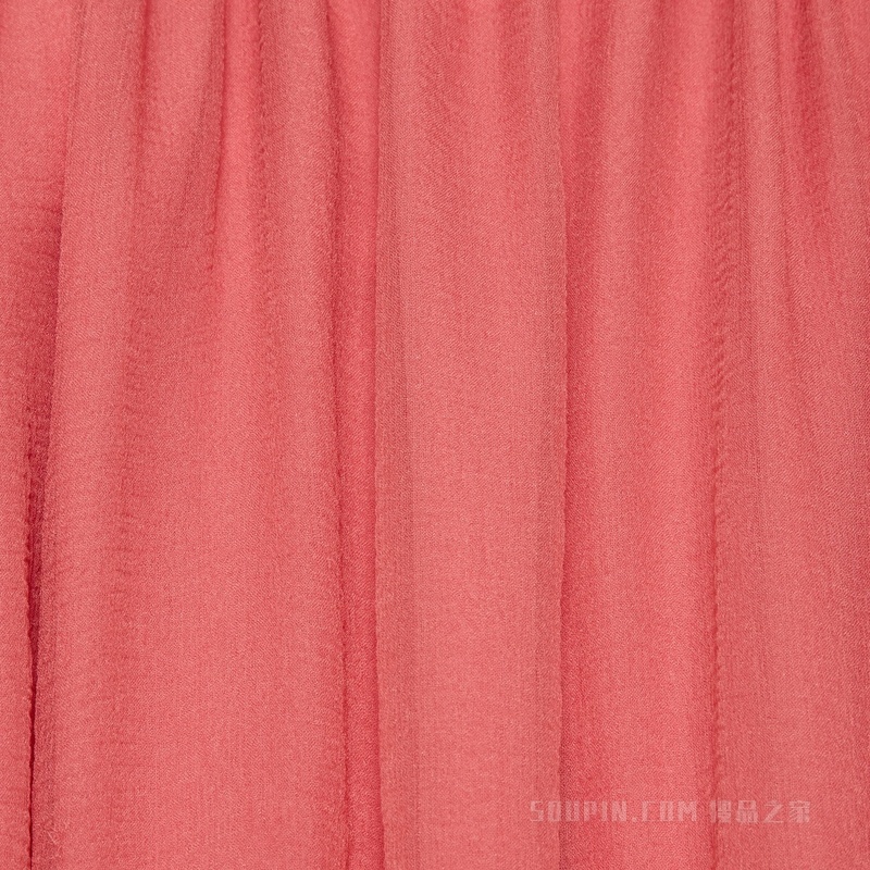 真丝雪纺连衣裙 粉色