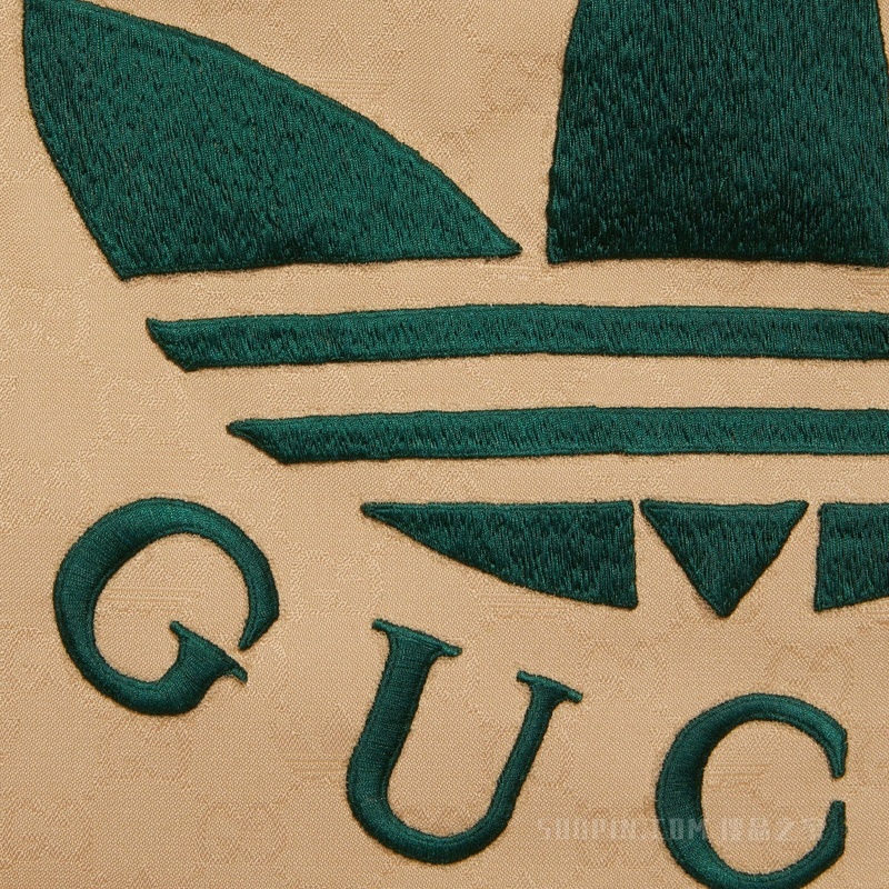 adidas x Gucci联名系列饰腰带大衣 米色