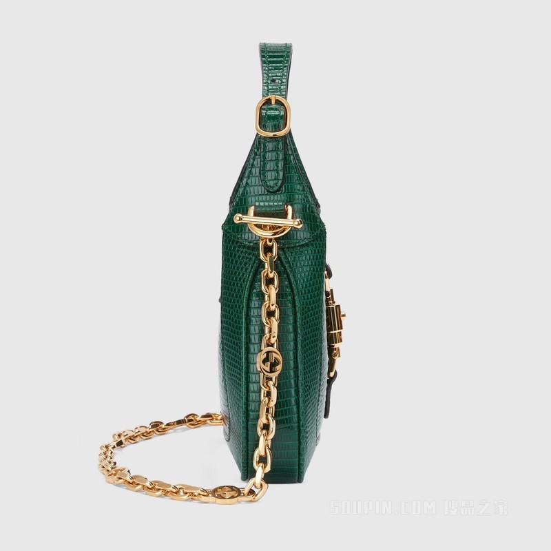 Jackie 1961系列蜥蜴皮迷你手袋 复古绿