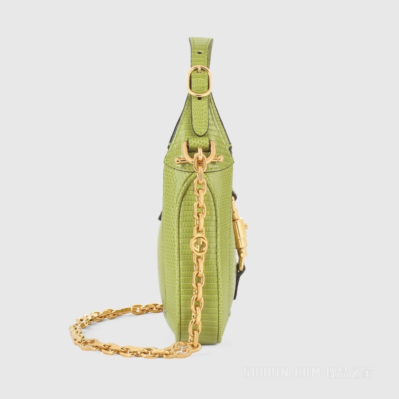 Jackie 1961系列蜥蜴皮迷你手袋 淡绿色