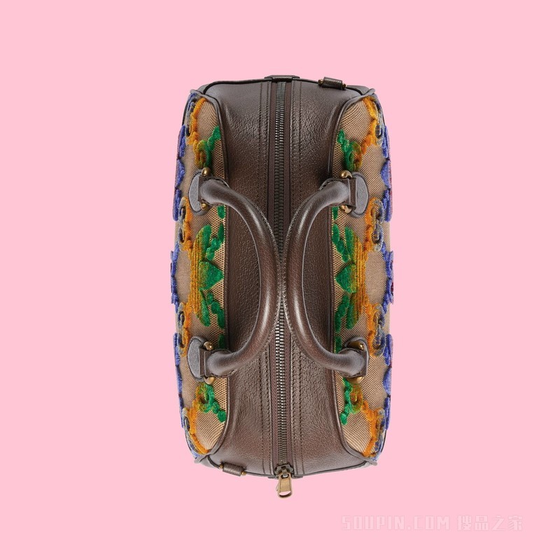 adidas x Gucci联名系列中号手提包 多色帆布