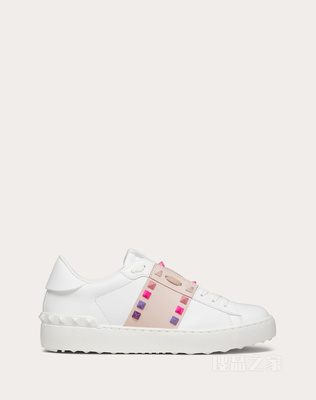 ROCKSTUD UNTITLED小牛皮运动鞋