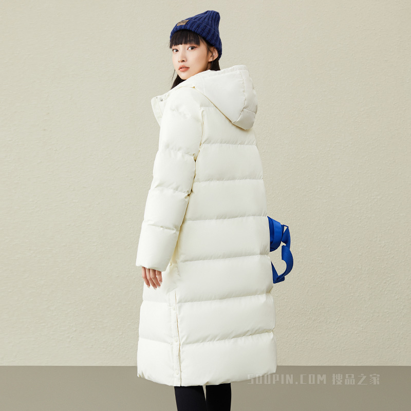 安踏女子羽绒服生活系列休闲加厚外套