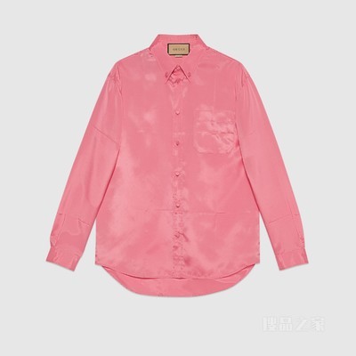 中国新年系列棉质衬衫 粉色