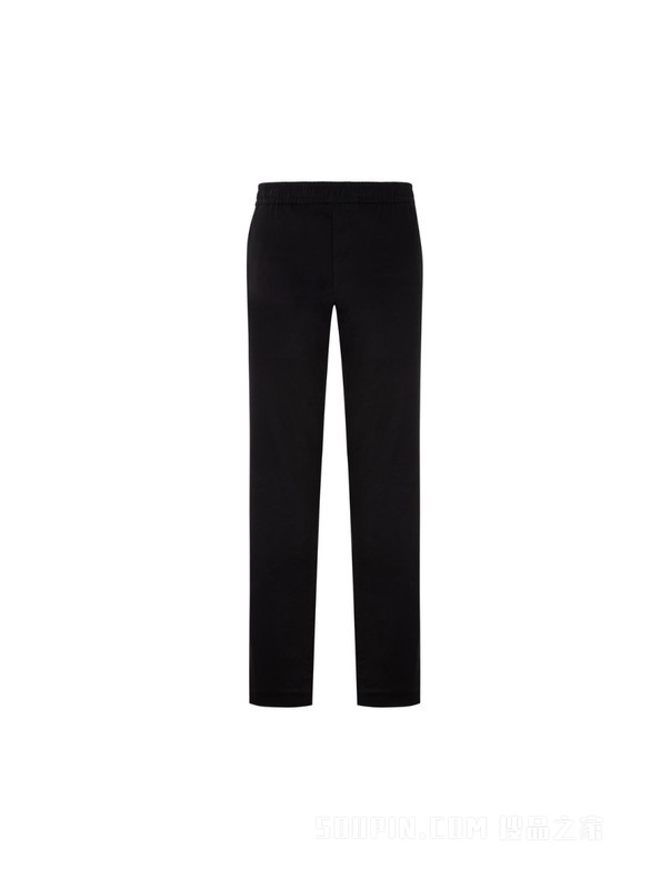 23新款早春男装时尚斜纹小绣标抽绳腰锥形休闲裤MW0MW29096