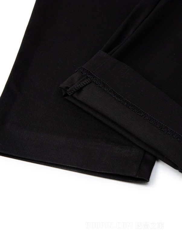 23新款早春男装时尚斜纹小绣标抽绳腰锥形休闲裤MW0MW29096