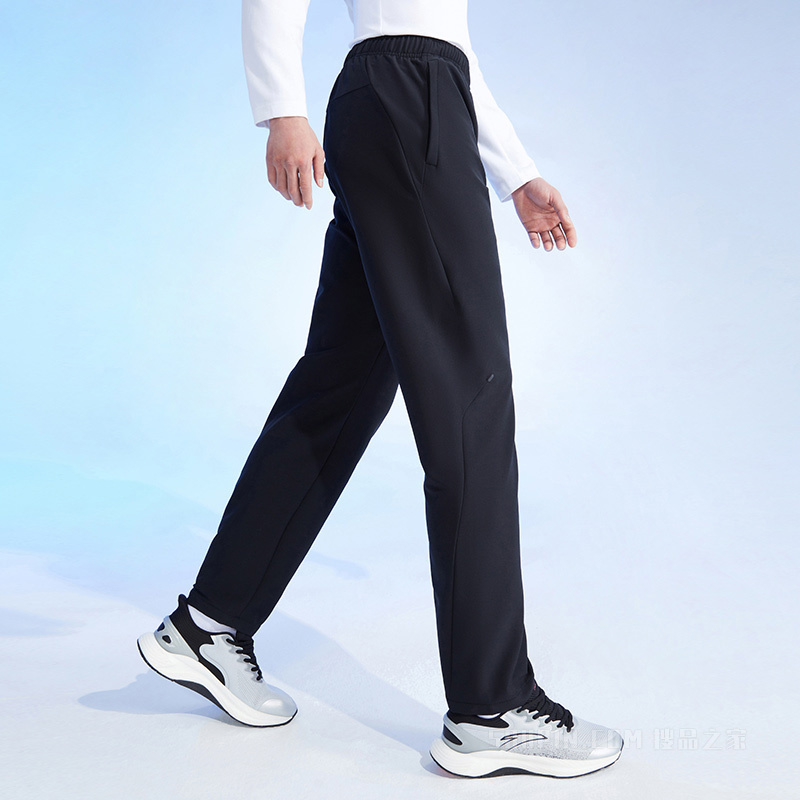 安踏荣耀系列男子训练拒水科技男梭织运动长裤