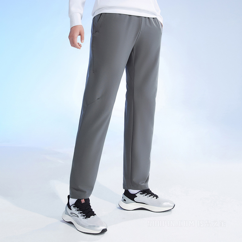 安踏荣耀系列男子训练拒水科技男梭织运动长裤