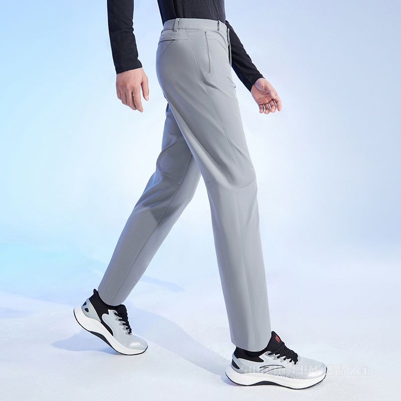 安踏荣耀系列男子出行拒水科技男梭织运动长裤