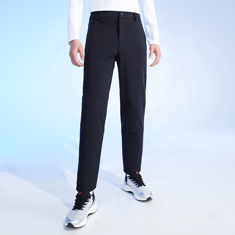 安踏荣耀系列男子出行拒水科技男梭织运动长裤