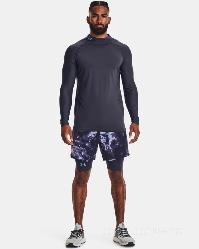 男士UA RUSH SmartForm Long短裤