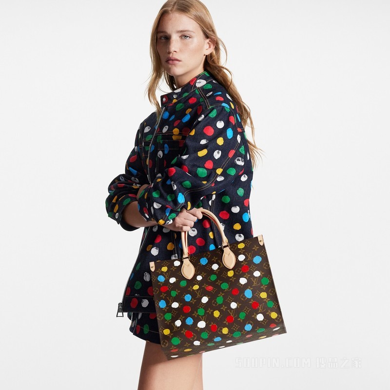 LV x YK ONTHEGO 中号手袋