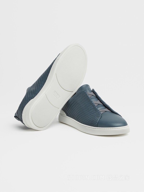 蔚蓝色 PELLETESSUTA™ Triple Stitch™ 低帮运动鞋