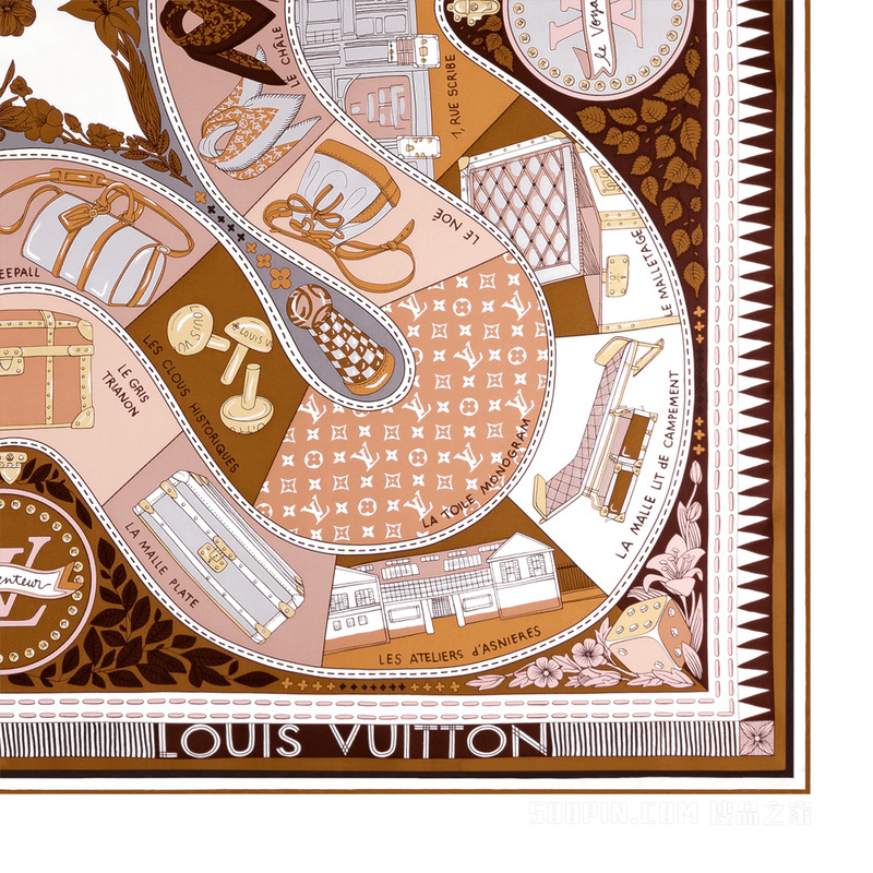 JEU DE LOUIS 90 方巾