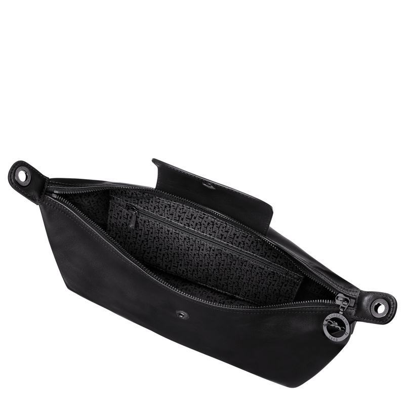 Le Pliage Xtra 中号单肩包 - 黑色