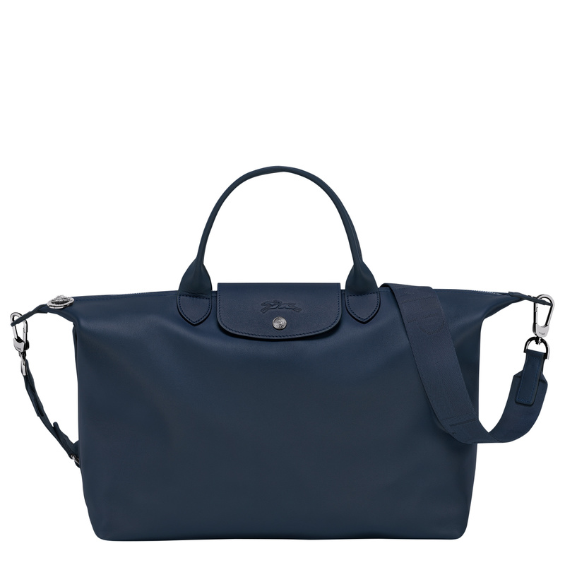 Le Pliage Xtra 中号手提包 - 蓝色