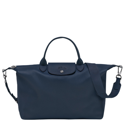 Le Pliage Xtra 中号手提包 - 蓝色