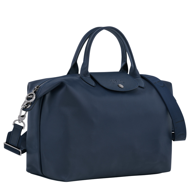 Le Pliage Xtra 中号手提包 - 蓝色