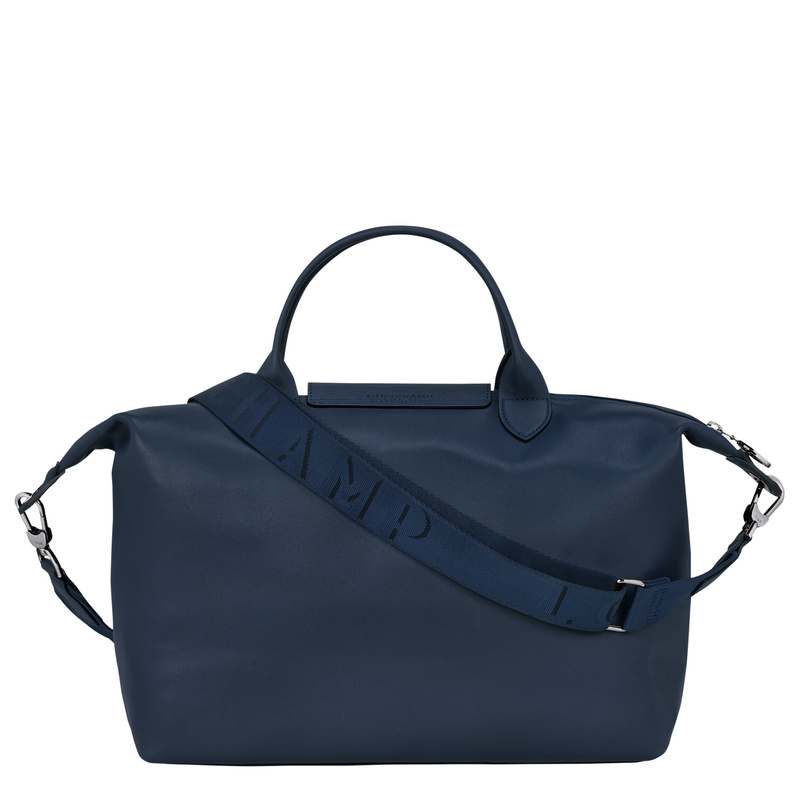 Le Pliage Xtra 中号手提包 - 蓝色