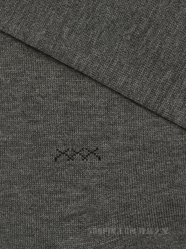 蓝灰色莱赛尔混纺面料日常 Triple Stitch™ 中筒袜