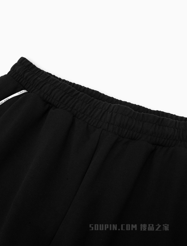 Calvin Klein 23春季新款男士LOGO织带滚边松紧腰束脚休闲卫裤J323185