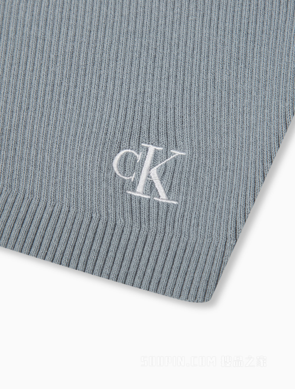 Calvin Klein 23春季女士性感镂空刺绣高腰版修身短袖针织衫J221129