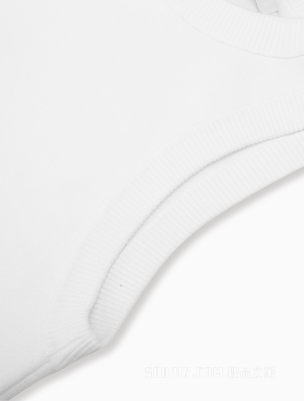 Calvin Klein 23春季新款女士时尚简约LOGO织布标针织背心J221130